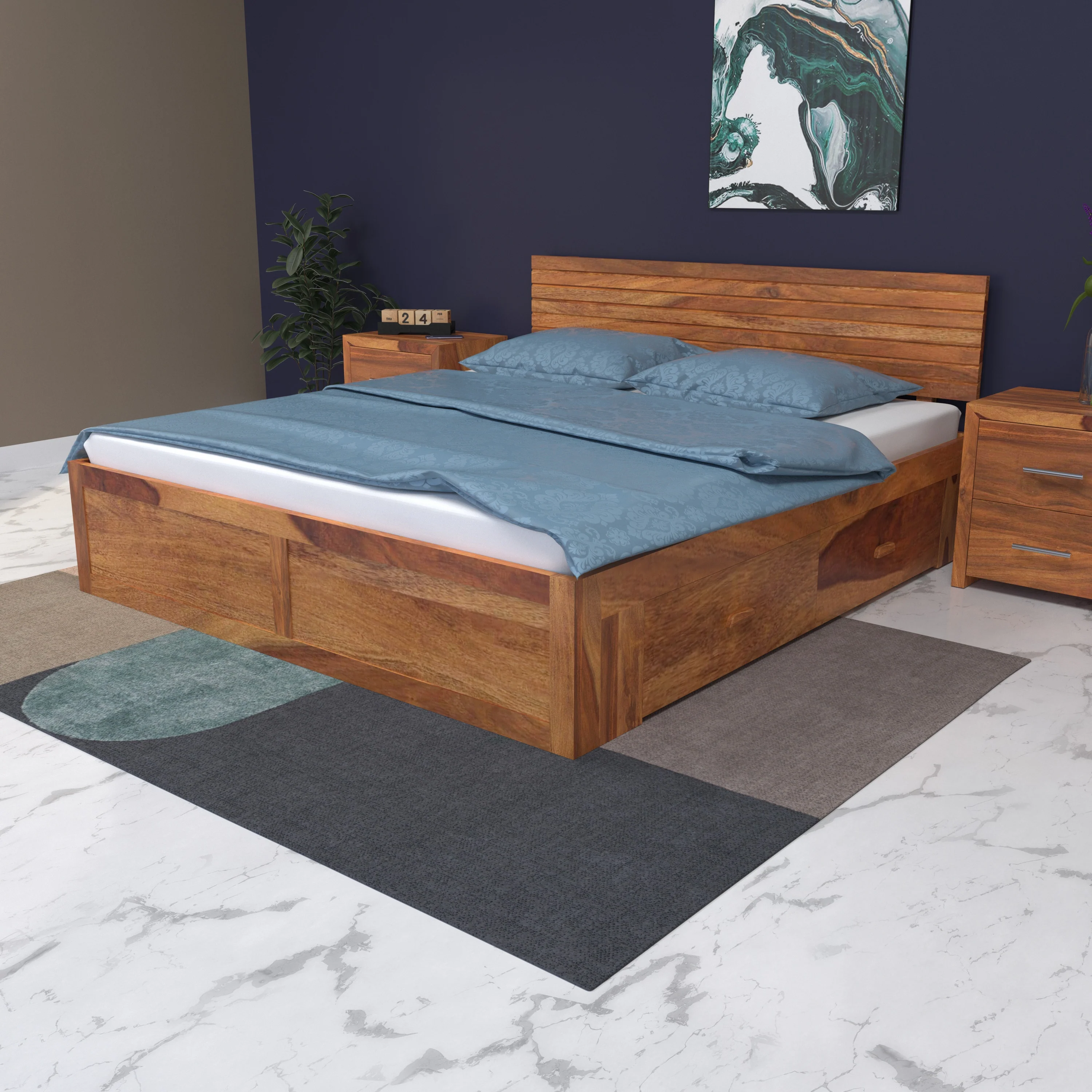 Heritage Solid Wood Bed Collection